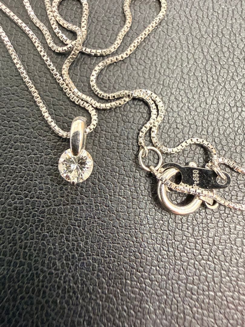 ヴ*助様 鑑別書付 天然ダイヤモンド ネックレス 0.259ct ラウンドブリリ