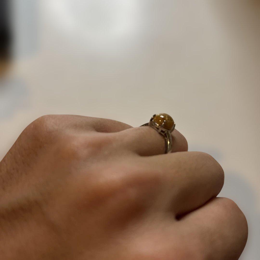 ルチルの指輪たん！綺麗！フリーサイズ！