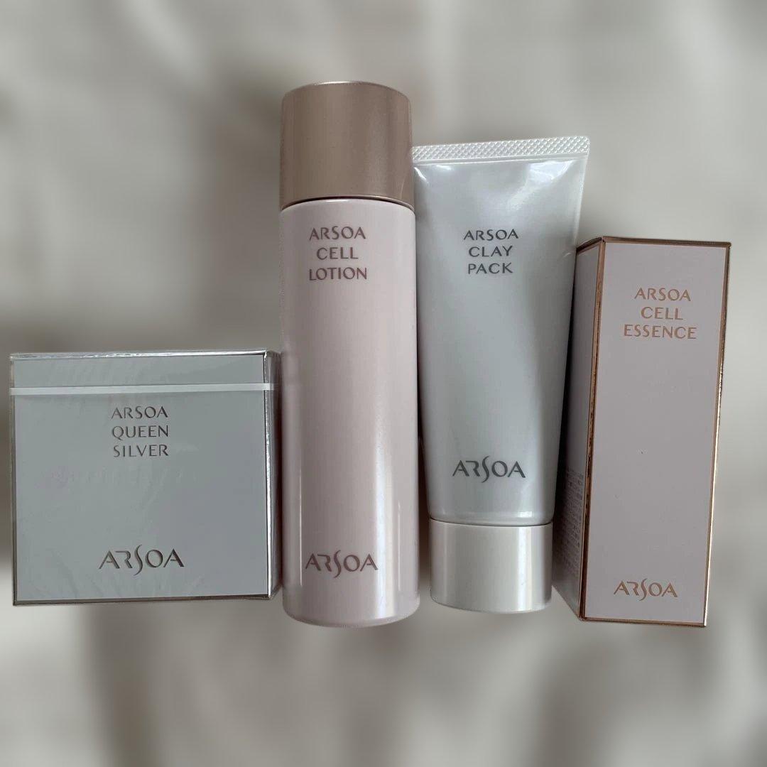 ARSOA 石鹸、ローション、パック、エッセンスセット　おまけ付き！
