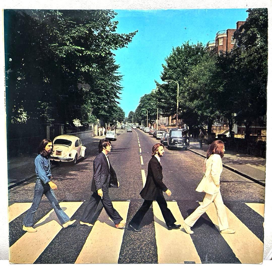 【特価品・UKオリジナル】ビートルズ　アビーロード　初版ラベル