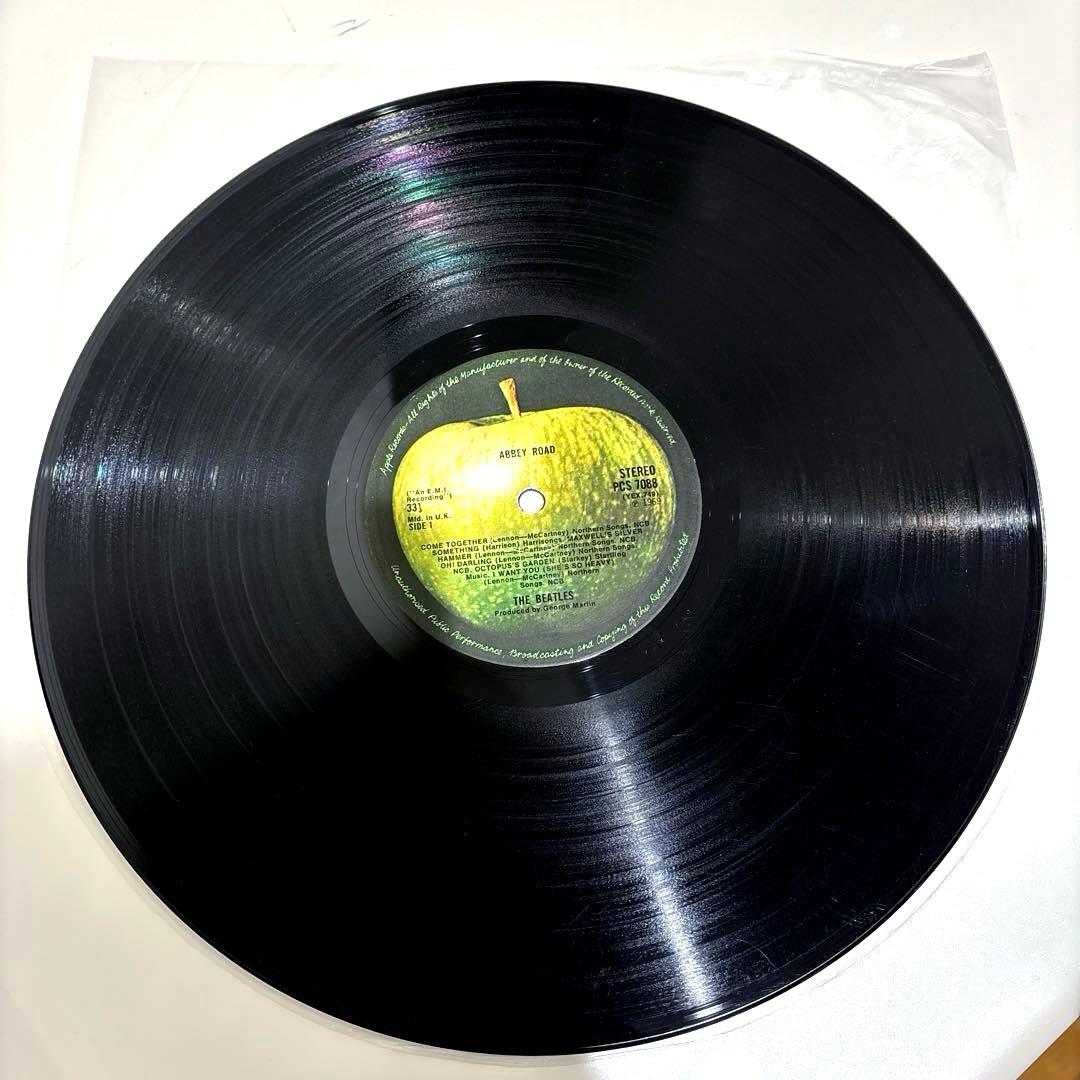 【特価品・UKオリジナル】ビートルズ　アビーロード　初版ラベル