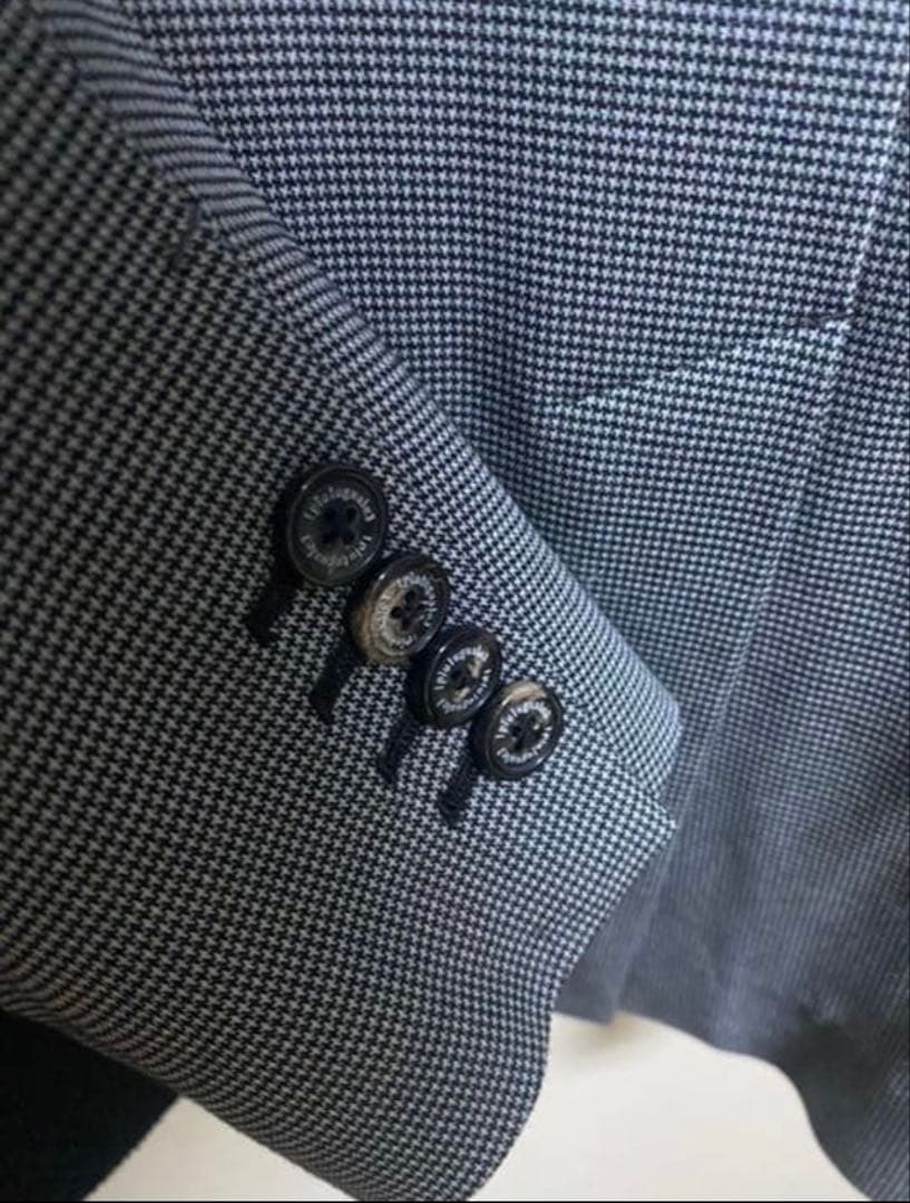 1 piu 1 uguale 3 千鳥格子テーラードジャケット定価9万円