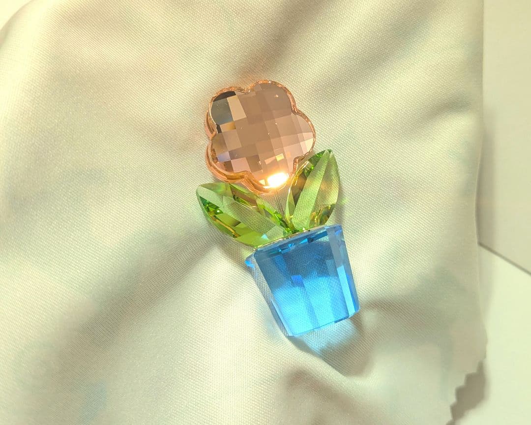 SWAROVSKI Happy Flowers 2点セット フラワー ヒマワリ