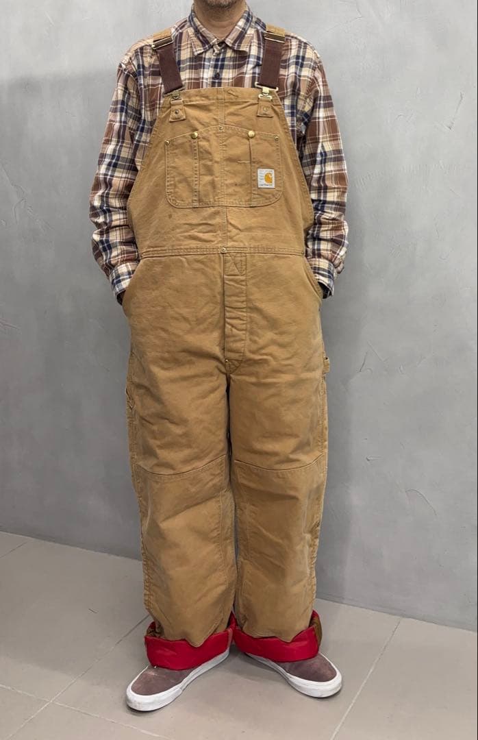 80's USA製 carhartt 100周年 オーバーオール　vintage