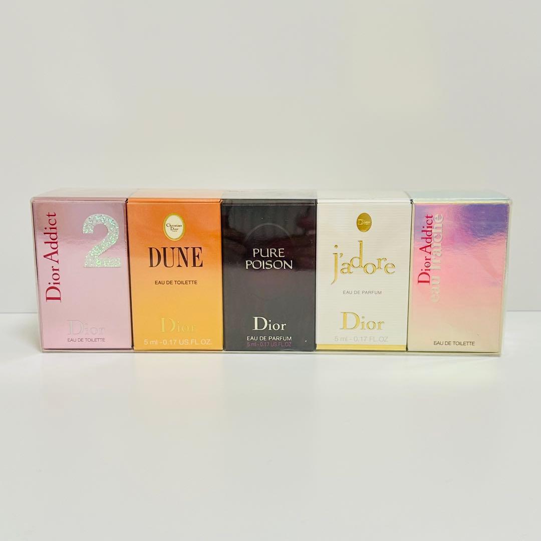 新品未開封　クリスチャンディオール　ラコレクション フェム　ミニ香水5点セット