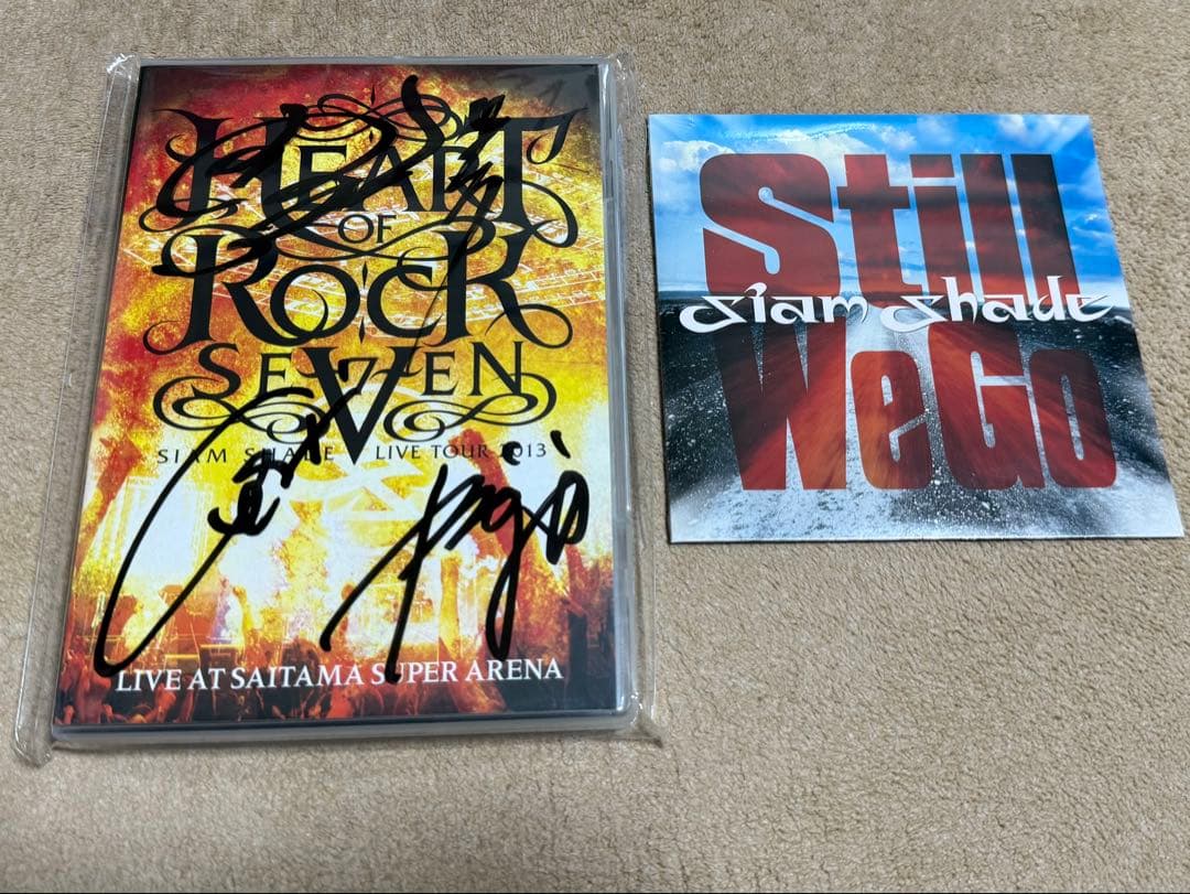 SIAM SHADE サイン入りHEART OF ROCK SEVEN DVD