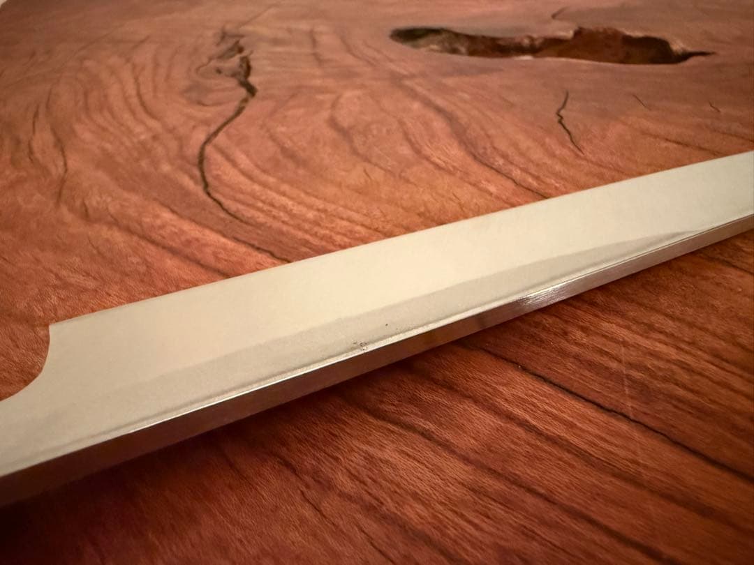 未使用⭐︎ 京都有次　刺身包丁　18センチ　登録有次　白紙鋼　柳刃包丁
