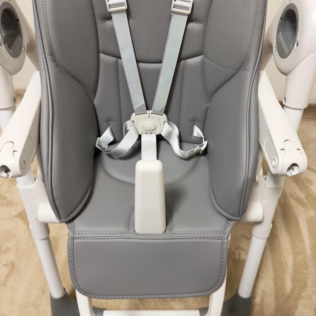 SMORbi ハイ&ローのびのびマルチチェア　折りたたみ グレー