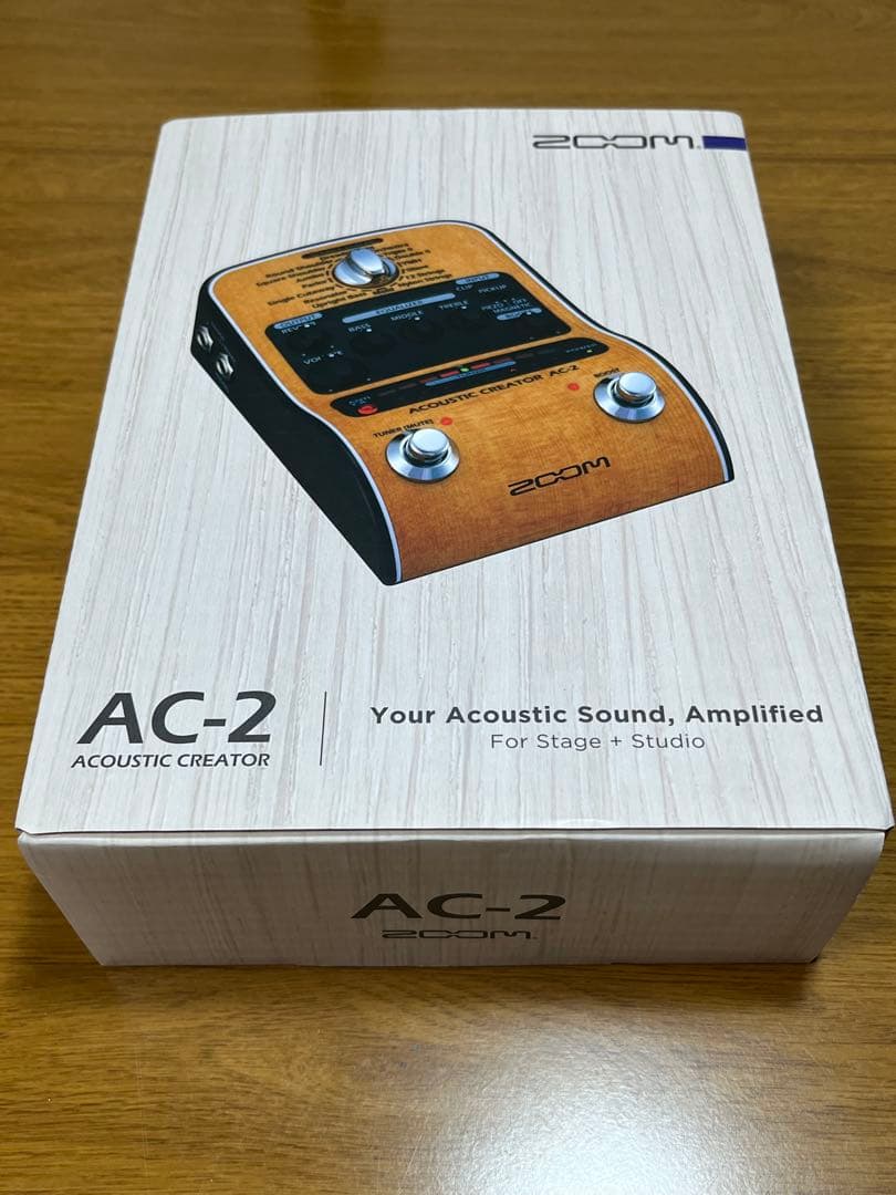 ★値下げ　Zoom AC-2 アコースティックプリアンプ