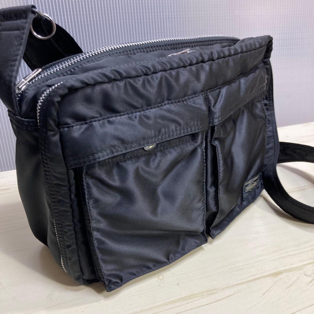⭐︎美品⭐︎ポーター タンカー Lサイズ 2層式 ショルダーバッグ ナイロン 黒