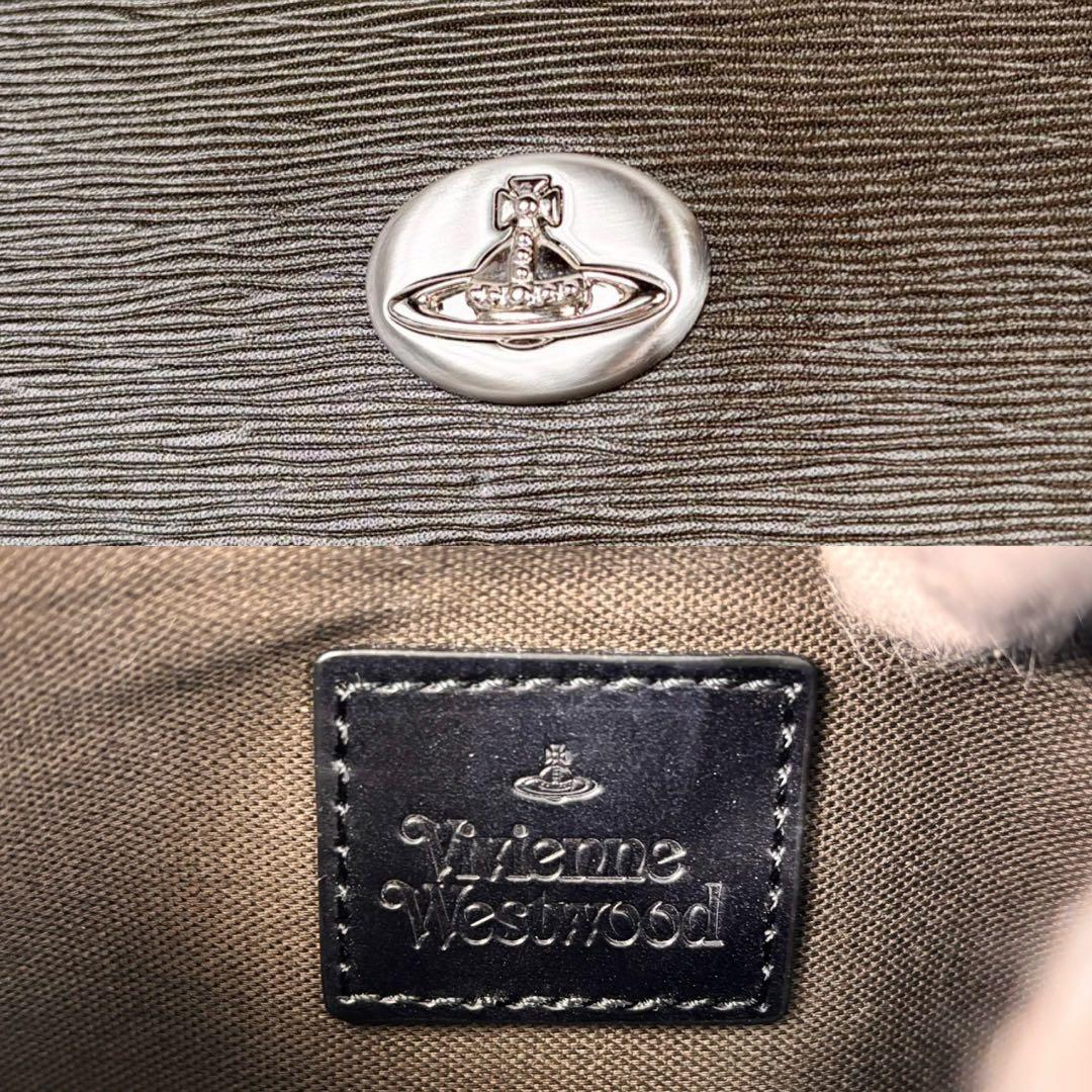 美品 Vivienne Westwood レザー ボディバッグ カーキADVAN