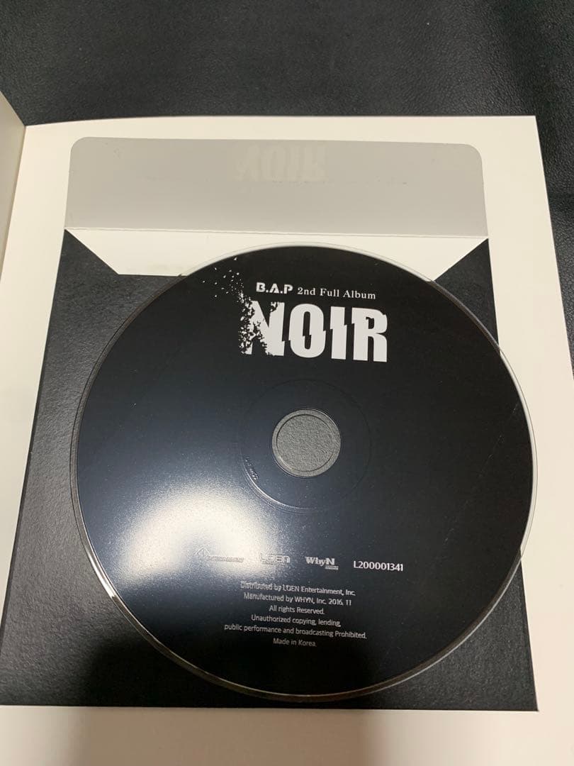 B.A.P 2nd Full Album NOIR テヒョン