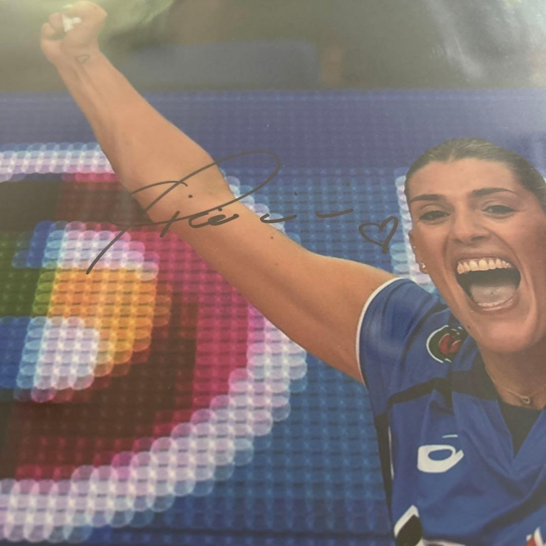 フランチェスカ・ピッチニーニ 直筆サイン入りフォト　バレーボール