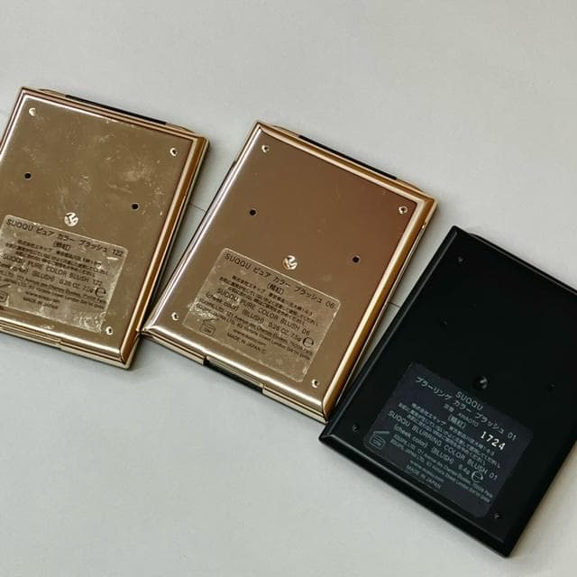 ♪SUQQU ピュアカラー・ブラーリング カラー ブラッシュ 01淡音3点セット