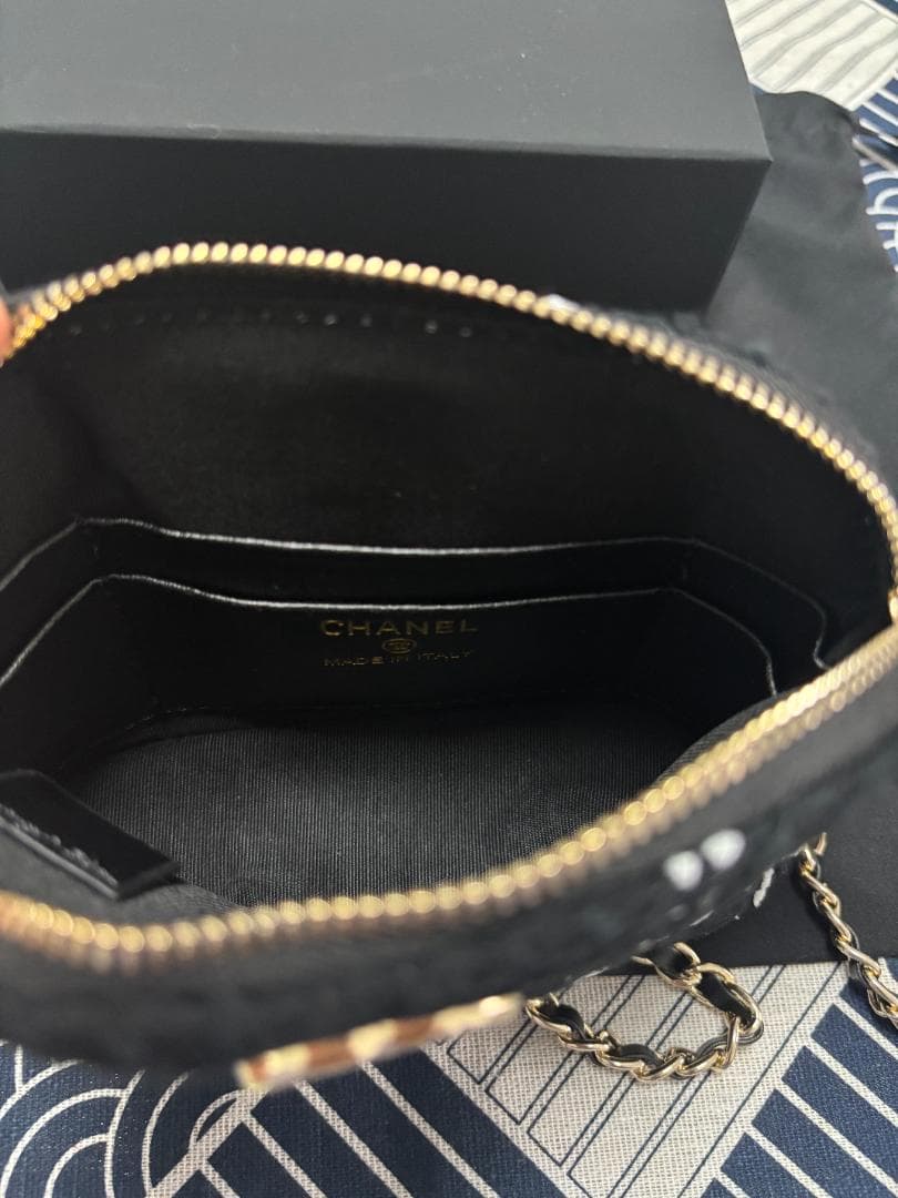 【箱付き】ツイード チェック柄 ショルダーバッグ