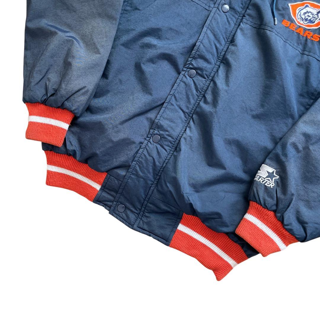 美品 雰囲気抜群 90s スターター NFLシカゴベアーズ ナイロンジャケット