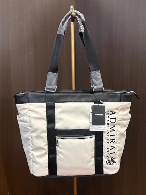 アドミラル ADMZ5BT7 ゴルフバッグ ホワイト/ブラック 新品