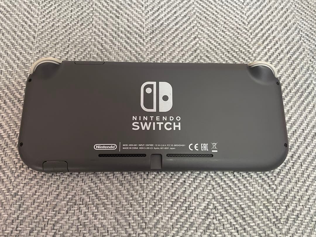 Nintendo Switch Lite グレー 本体 充電器付き