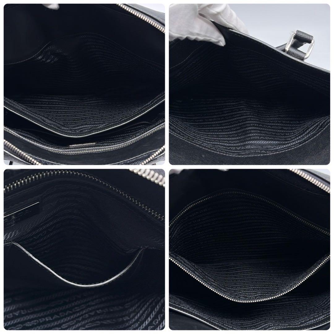 PRADA サフィアーノ キュイール 2WAY ブリーフケース ビジネスバッグ