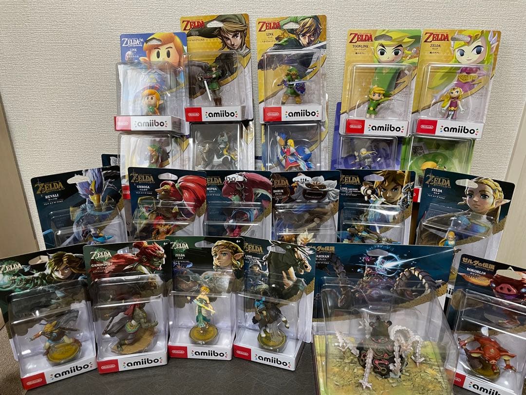 新品未開封　ゼルダの伝説 amiibo 22種セット ウルフリンク　Switch