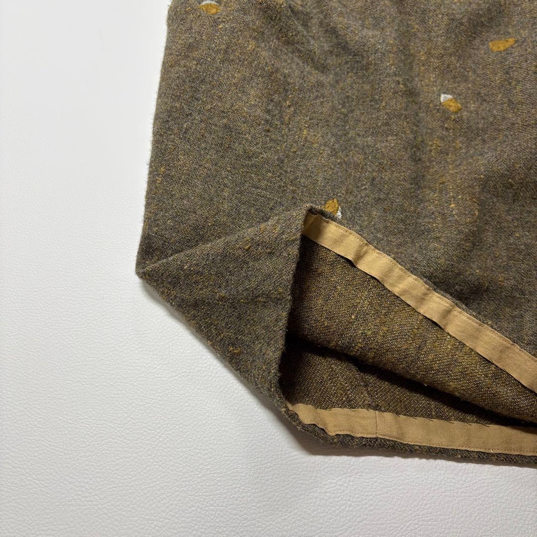 mina perhonenミナペルホネンpebble刺繍 シルクヤクワンピース