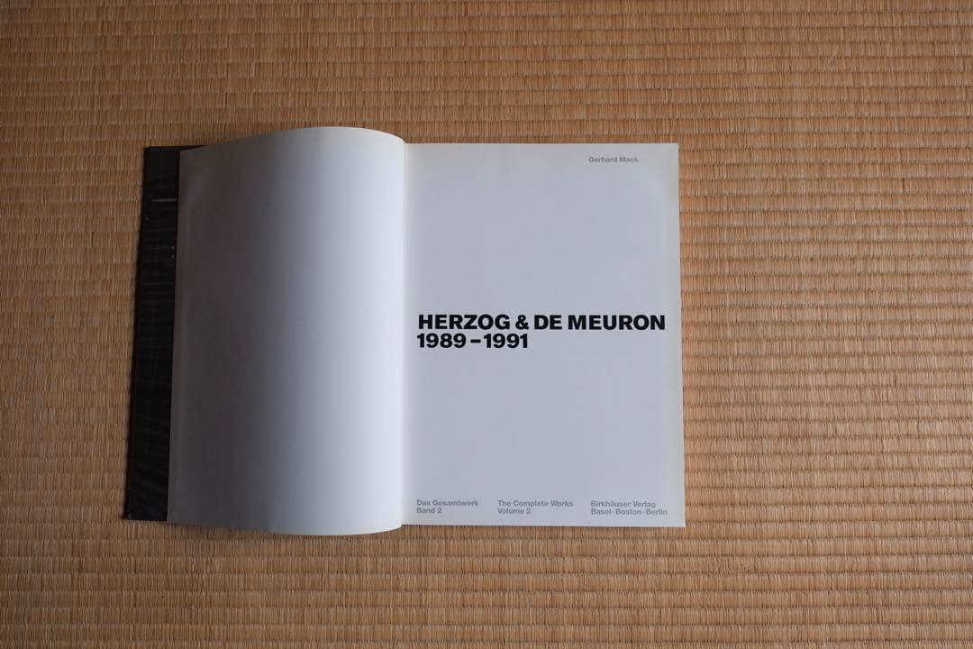 ②HERZOG&DEMEURON 1989-1991 ヘルツォーク・ド・ムーロン