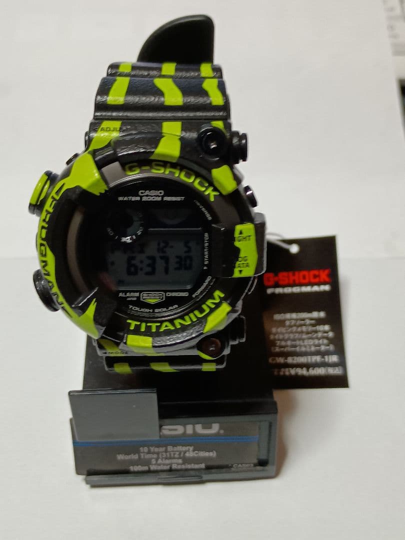 新品未使用　G-SHOCKFROGMAN　GW-8200TPF-1JR