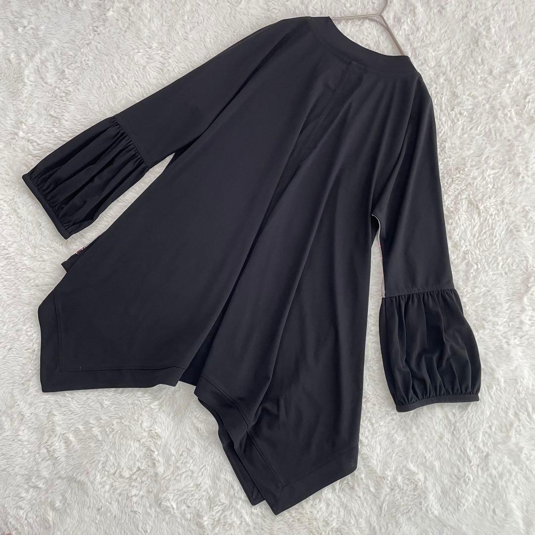 トクコプルミエヴォル パリ アート チュニック 9号 バルーン袖 日本製 アシメ