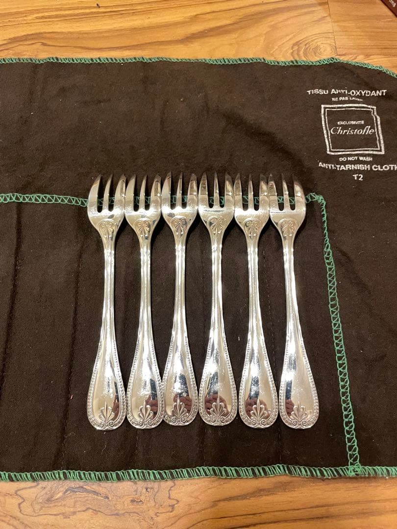 クリストフル　マルメゾン　ケーキフォーク×６本セット