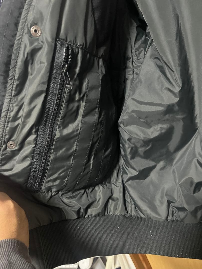 AL MAR USA ブラック ミリタリージャケット サイズ7