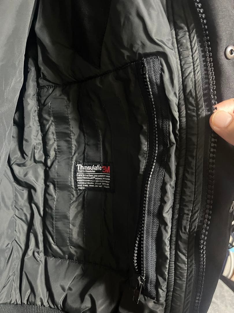 AL MAR USA ブラック ミリタリージャケット サイズ7