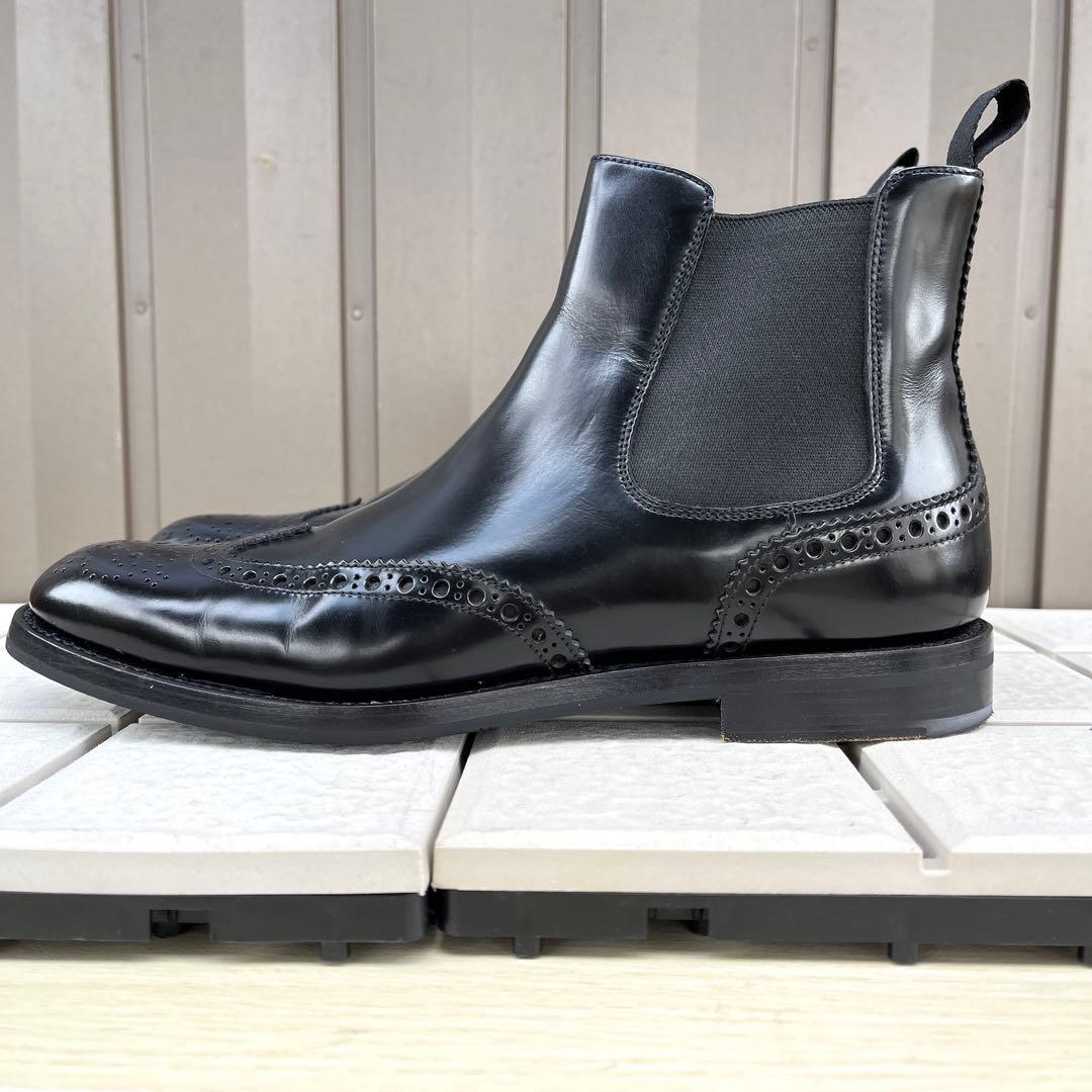 38 チャーチ KETSBY サイドゴア　ショートブーツ 黒　24.5