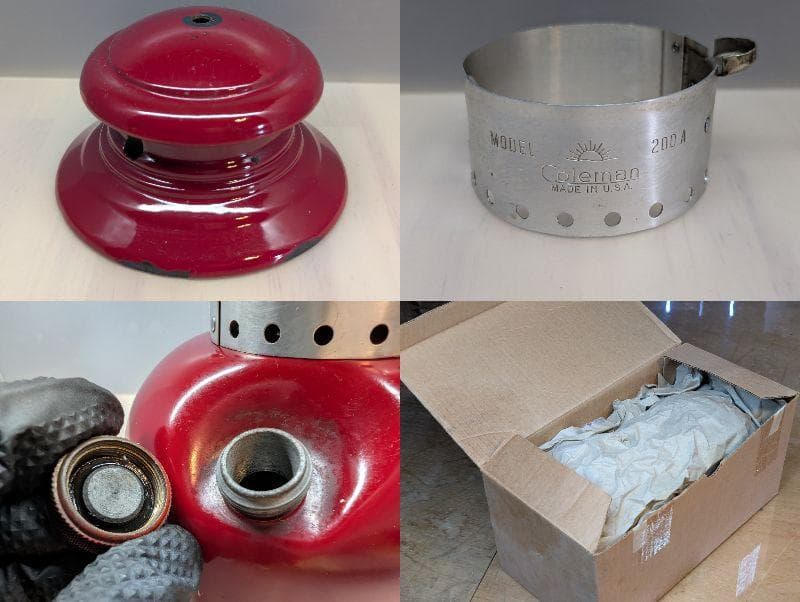 【分解メンテ済】希少品 コールマン 200A 62年 5月 バーガンディ