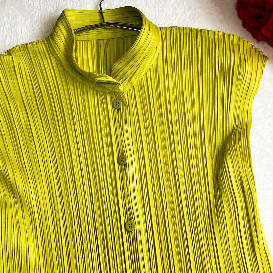 プリーツプリーズ イッセイミヤケ★フレンチスリーブ チュニック シャツワンピース