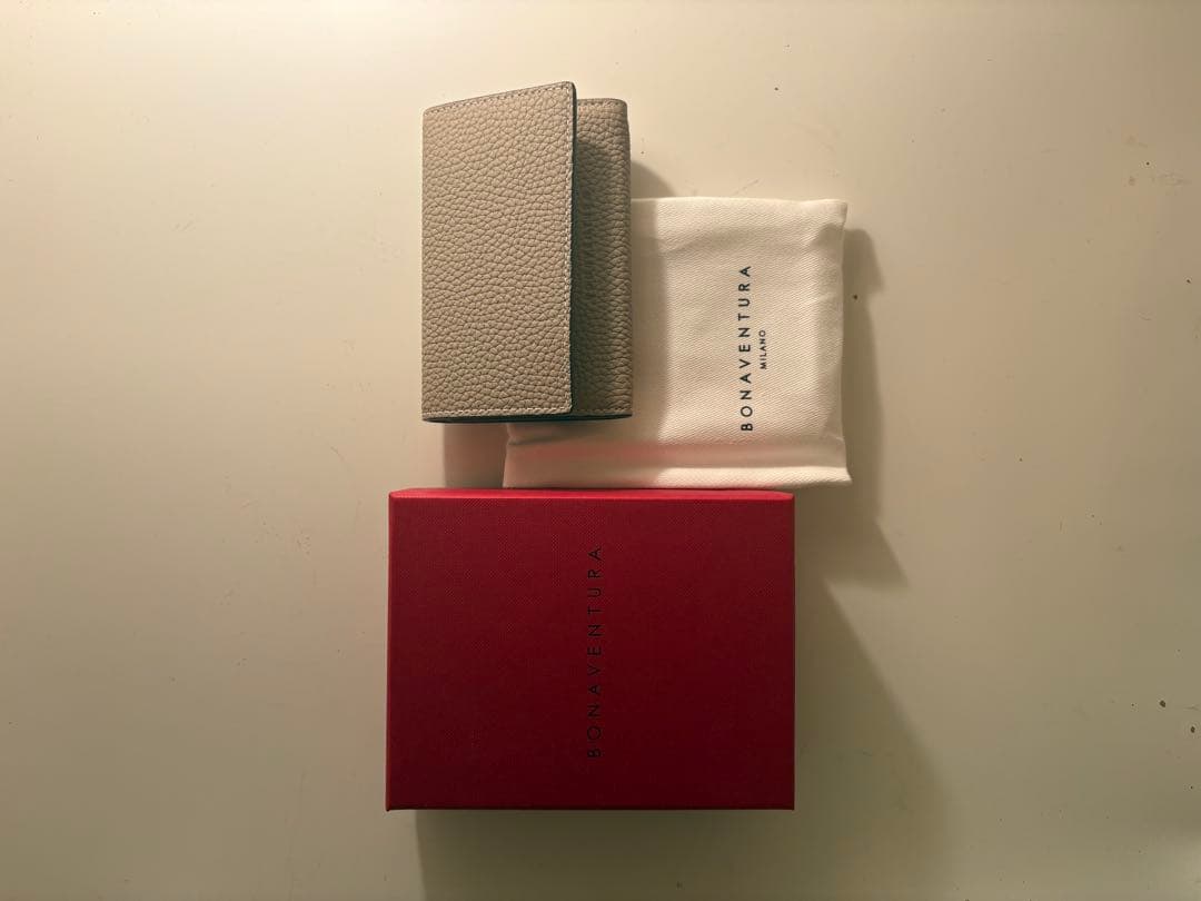 新品未使用　ボナベンチュラ スリーブ付きビジネスカードケース ボッタラートレザー