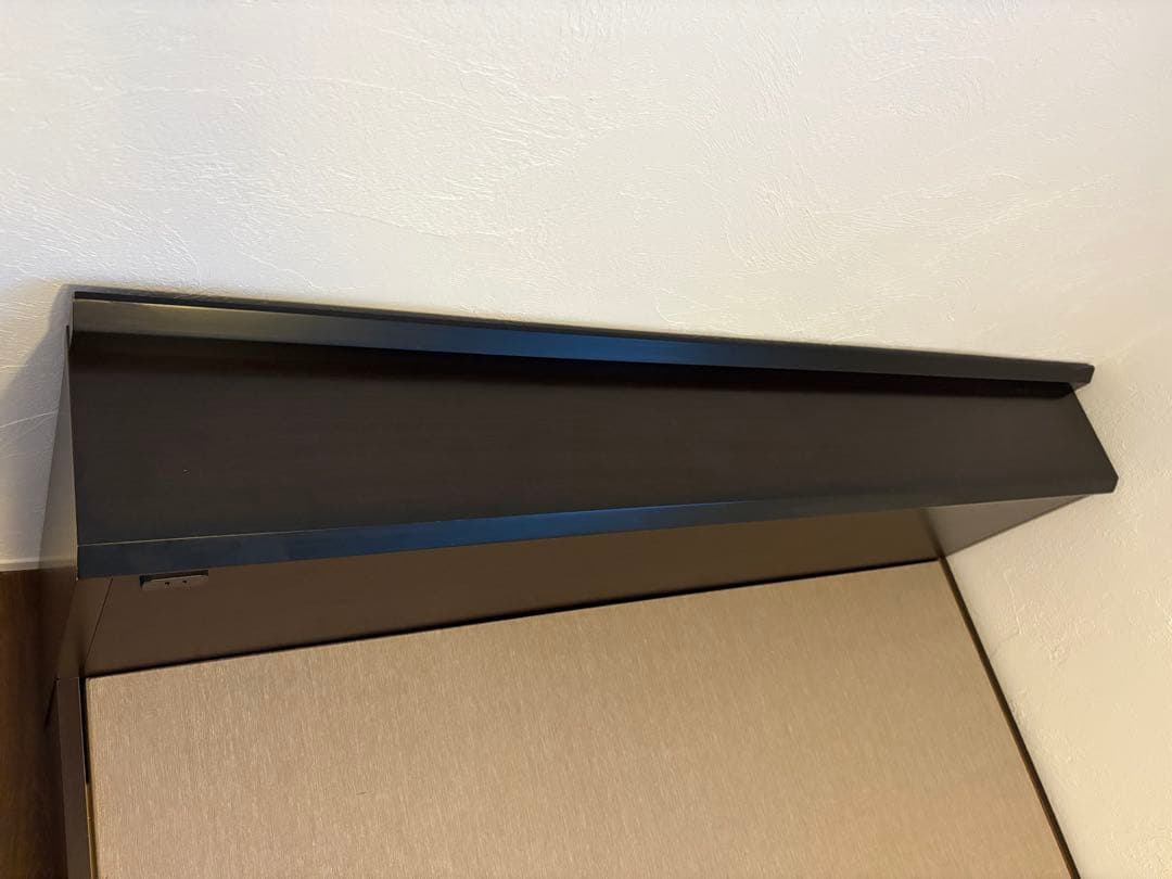 フランスベッド　ワイドダブルベッドフレーム ヘッドボード付き