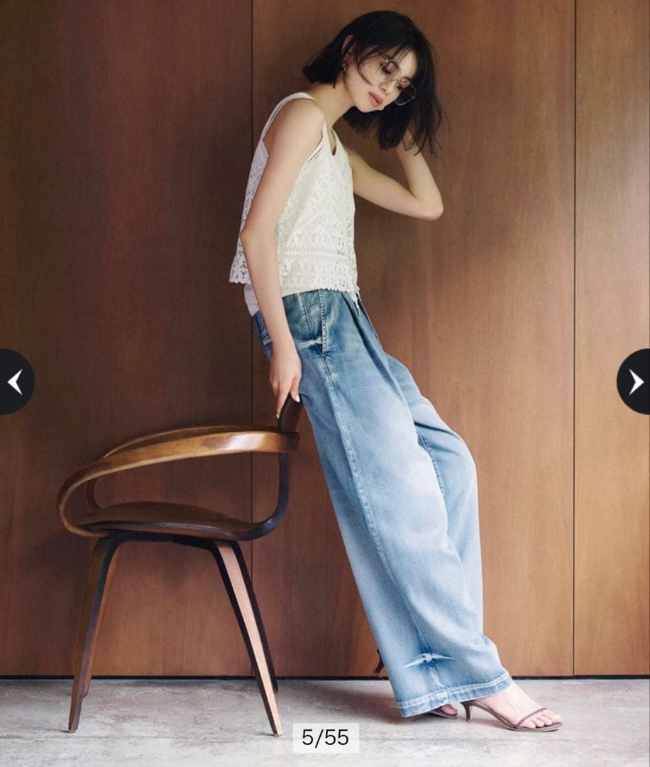 新品 Arpege story アルページュストーリー クロシェレースキャミ