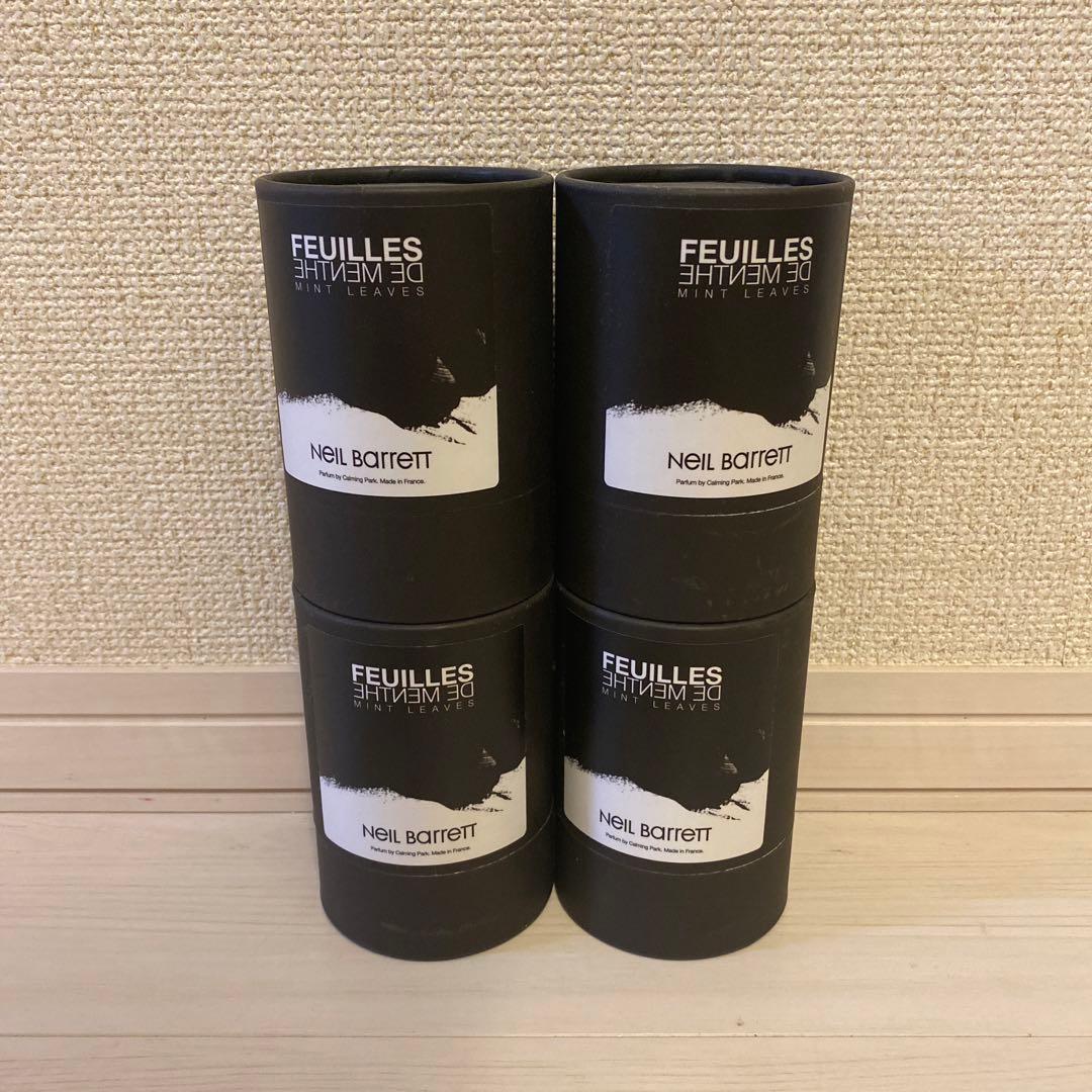 非売品 アロマキャンドル Neil Barrett ニールバレット ミント 4個