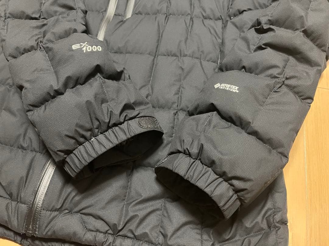 montbell イグニスダウンパーカ ブラック　Ｌ ゴアテックス