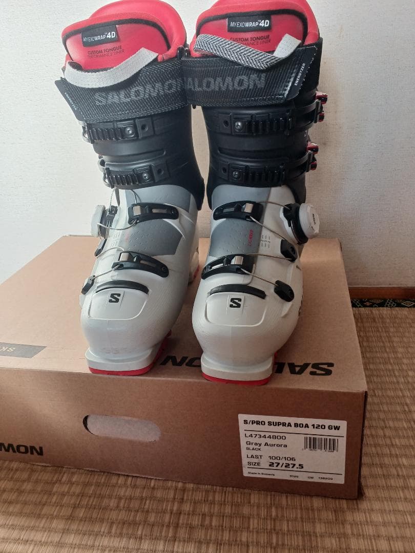 サロモンスキーブーツ　BOA　27.27.5　　　27.27.5cm