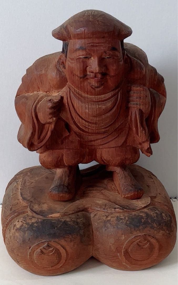 木製 福の神 彫刻