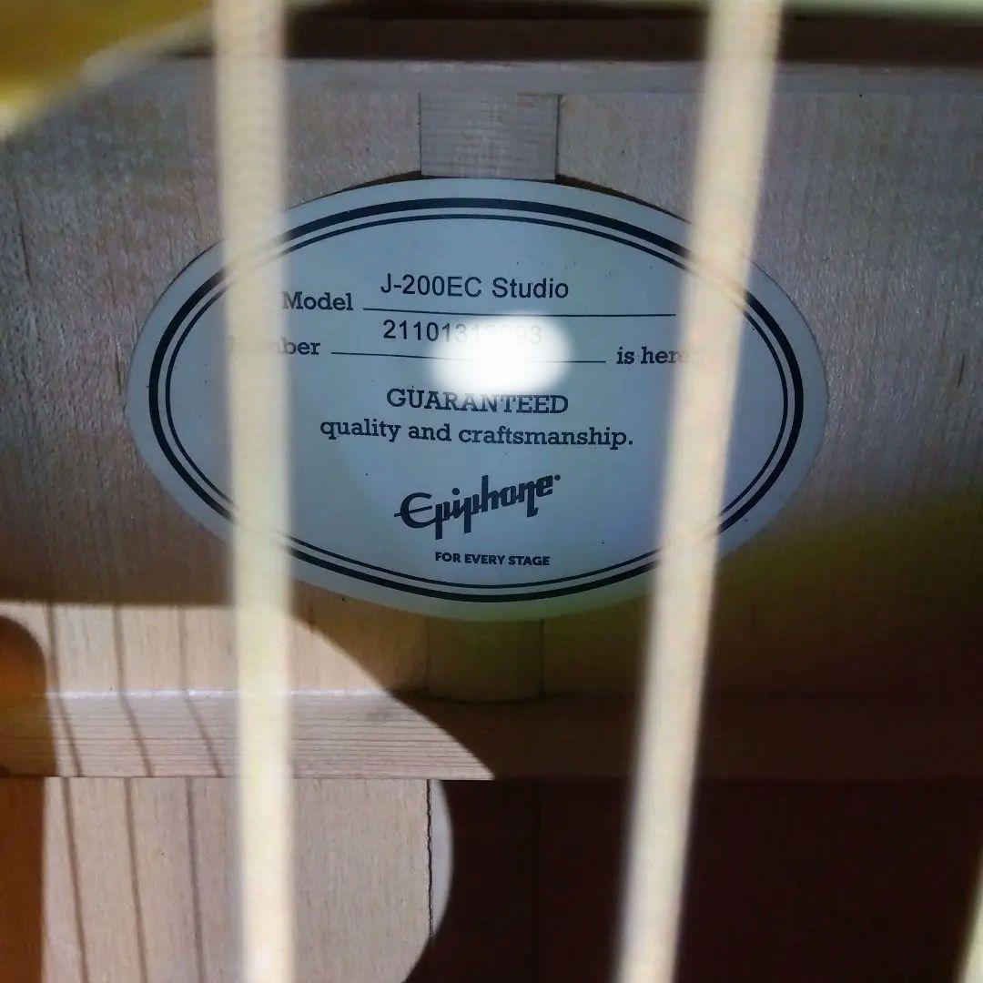 エピフォン、エレアコ！j-200EC...studio！ギグバッグ付き値下げ！