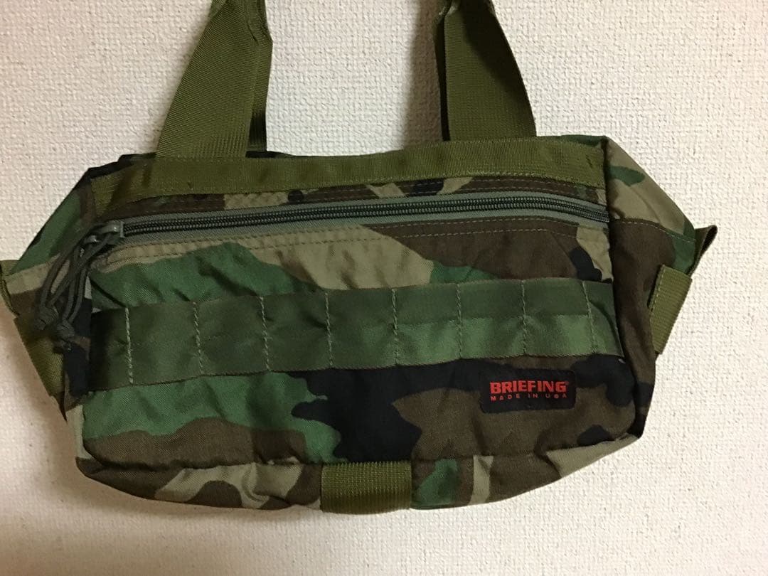 【美品】BRIEFING ブリーフィング　迷彩　バッグ　MADE IN USA