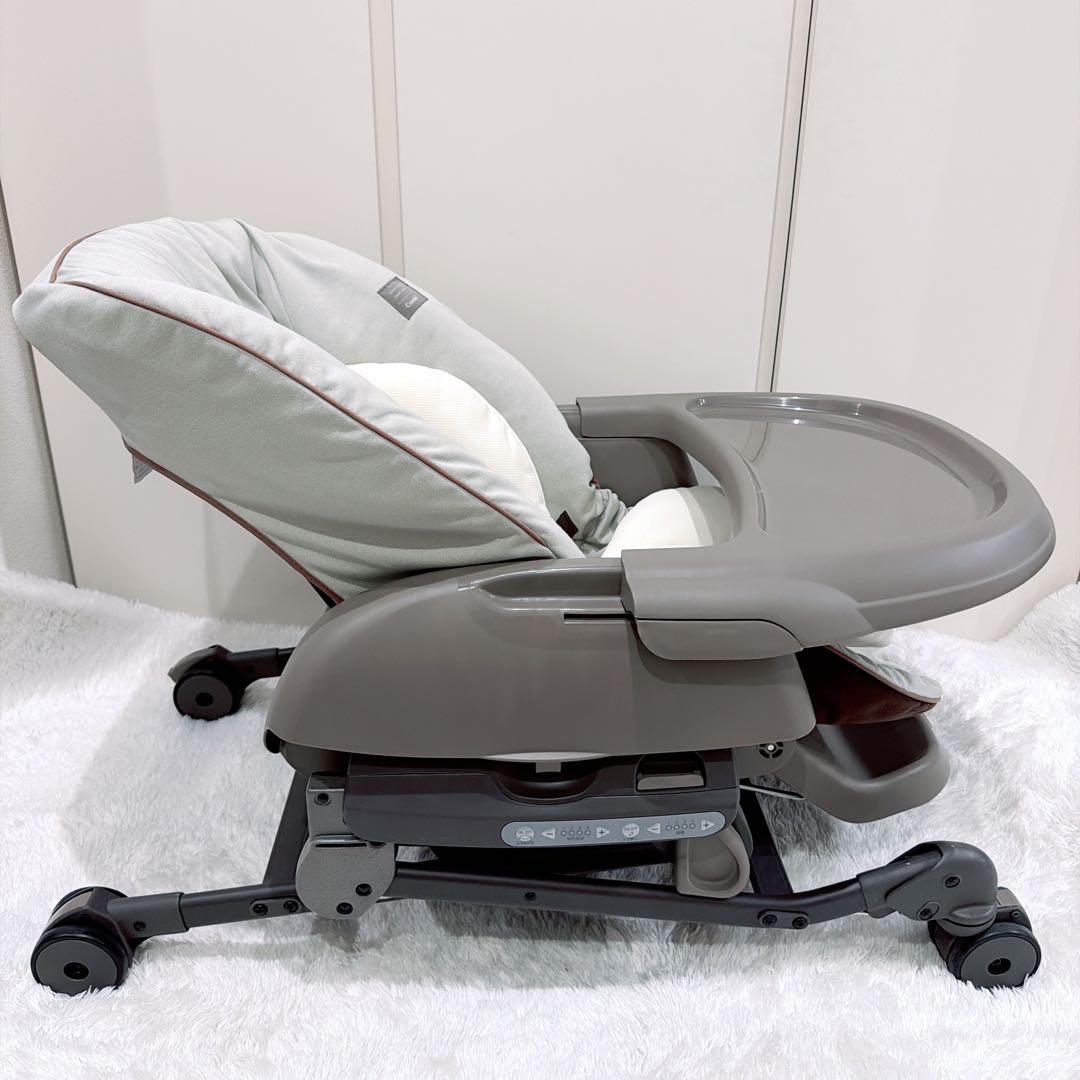 【未使用級】Combi コンビ ネムリラAT 新生児 自動 ハイローチェア