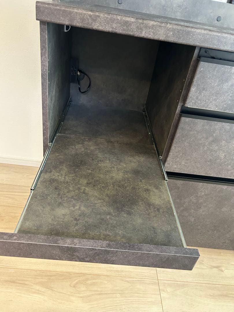 パモウナ Pamouna 食器棚 カップボードEMA-1400R セラミカネロ