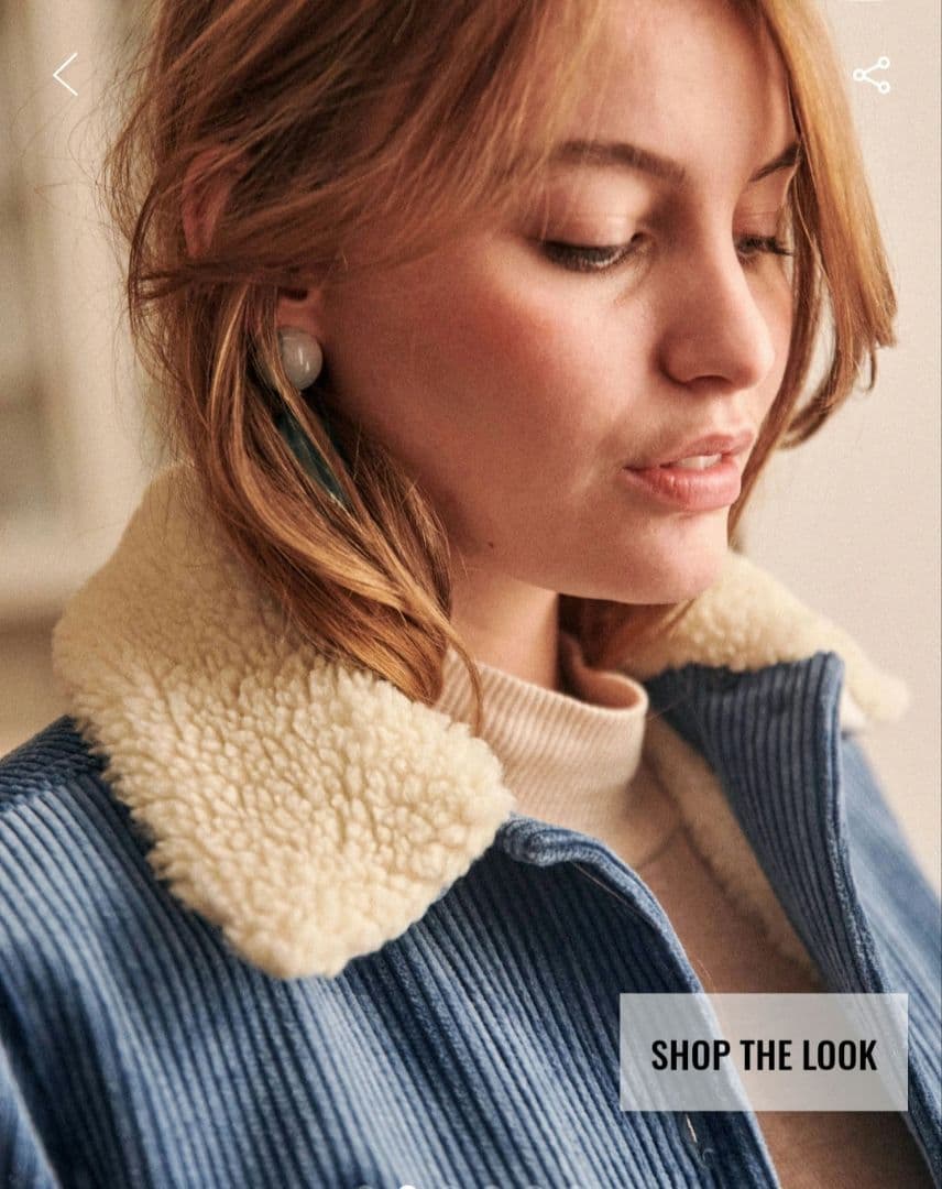 Sezane Will Jacket　セザンヌのコーデュロイジャケットS