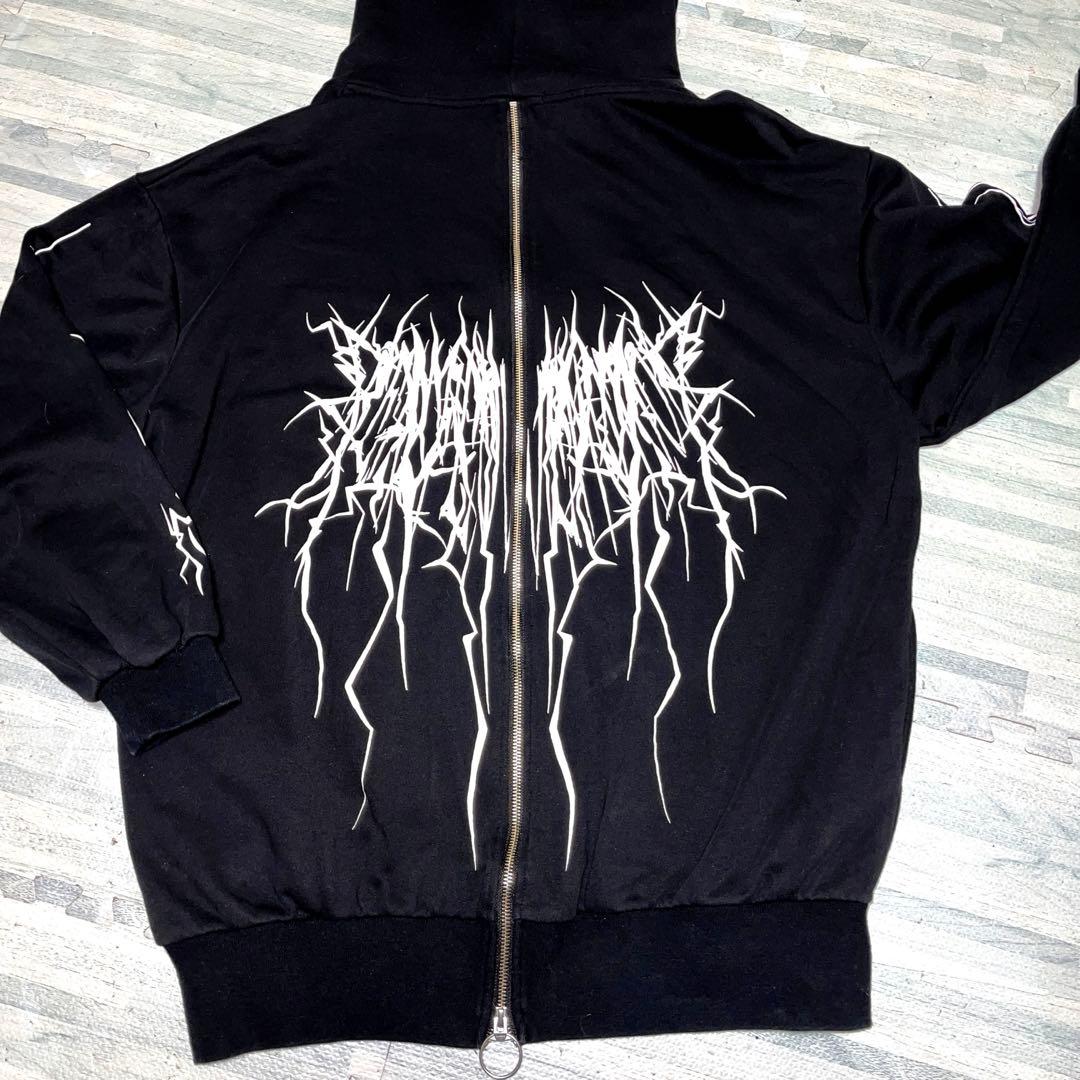 あき　地雷 サブカル REFLEM レフレム ジップ パーカー