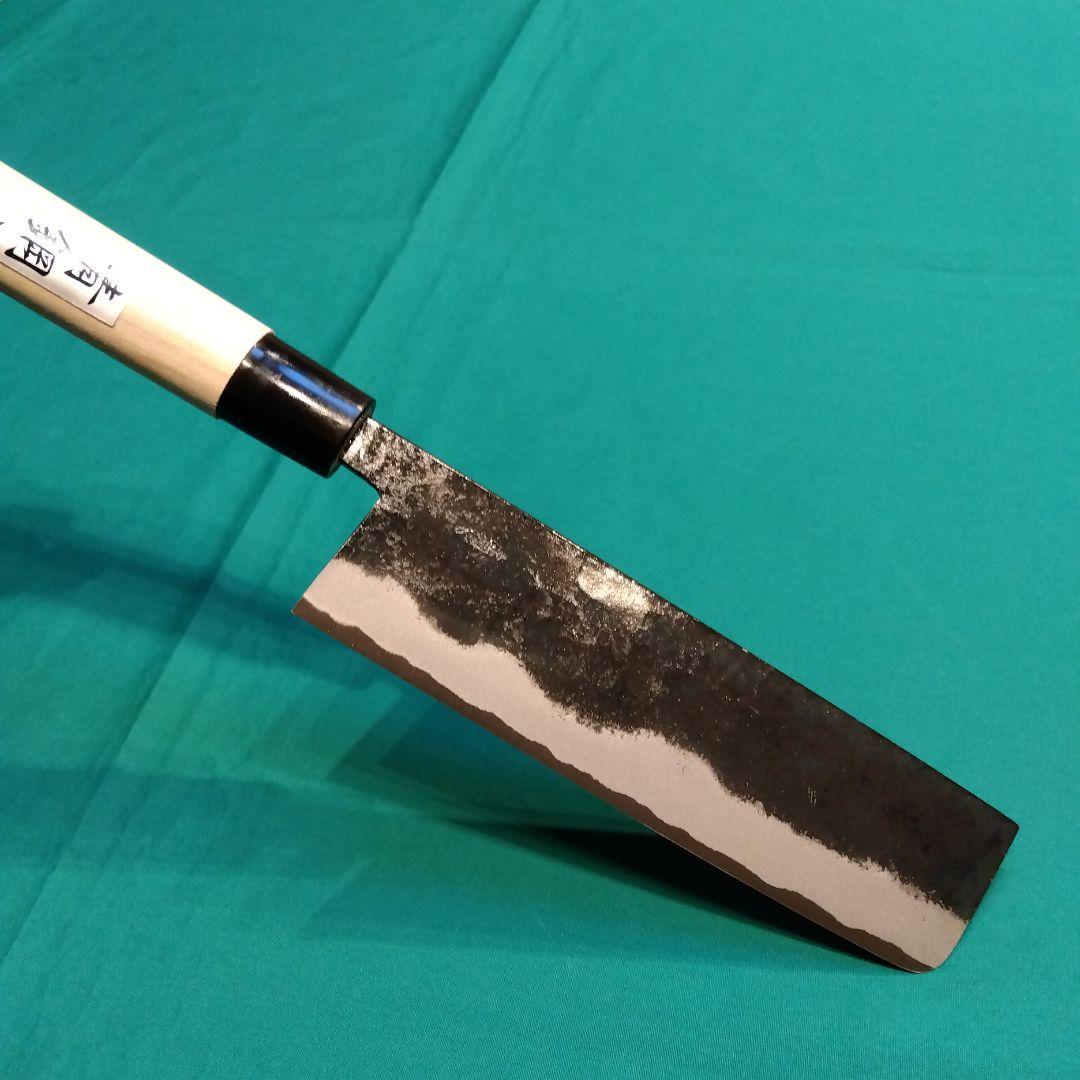 マ*サ様 安来鋼青紙　土佐黒打　菜切包丁　165ミリ
