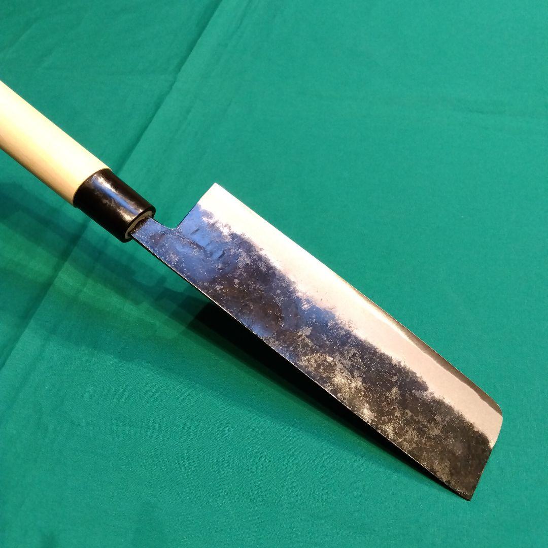 マ*サ様 安来鋼青紙　土佐黒打　菜切包丁　165ミリ