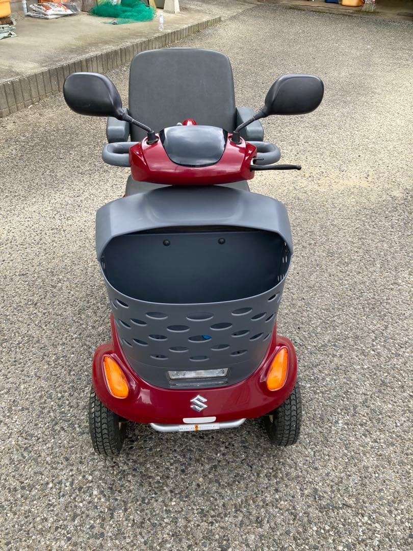 スズキ製　セニアカー　シニアカー　赤　ET4D7